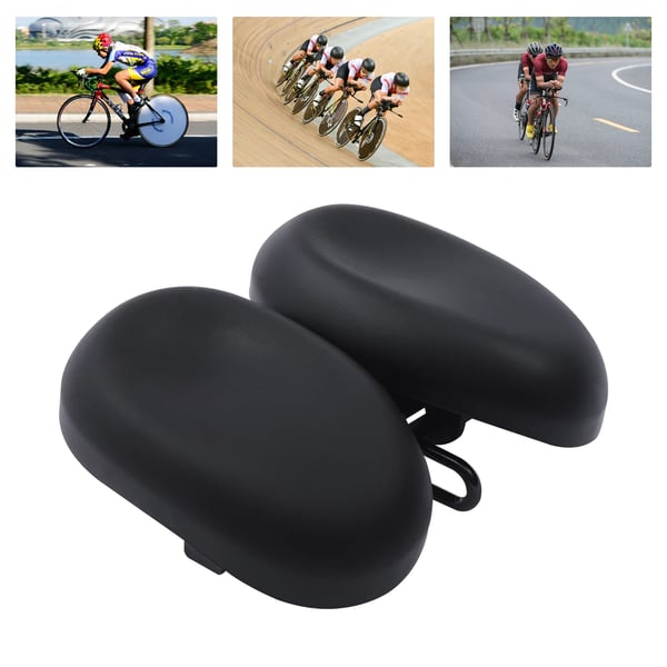 Cykelsæde, PU-overflade, ergonomisk design, stødabsorption, universel kompatibilitet, noseløst design