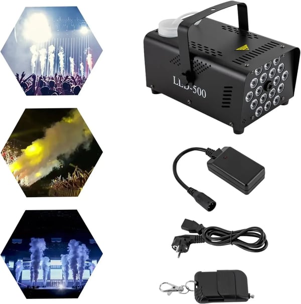 Sumukone, RGB-valovaikutus, kannettava muotoilu,EU-pistoke, musta