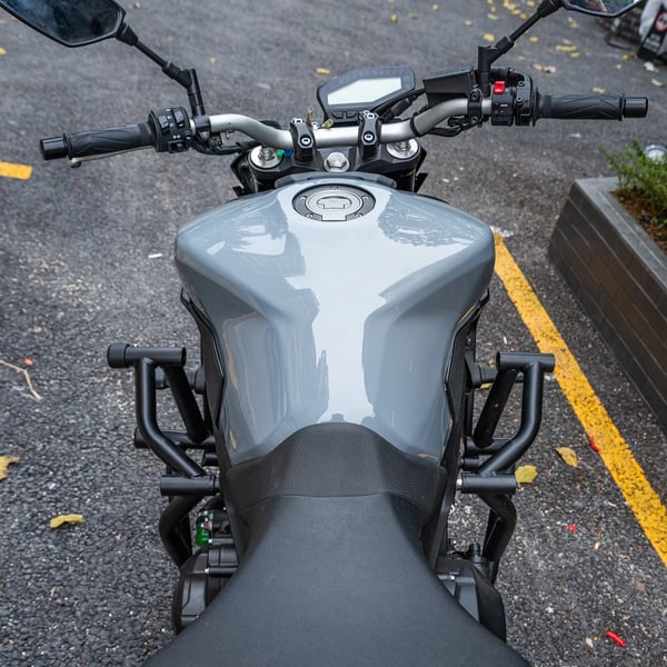 Motorstötfångare, Rostfritt Stål, Krockskydd,svart