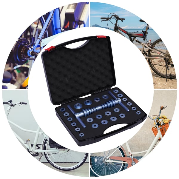 Cykellagerpressset, mångsidig kompatibilitet, hållbar konstruktion,Blå