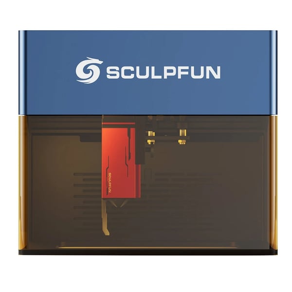Lasergraver Cutter, Højpræcisions med Røgsensor, Temperaturalarm,EU, SCULPFUN iCube Pro 5W