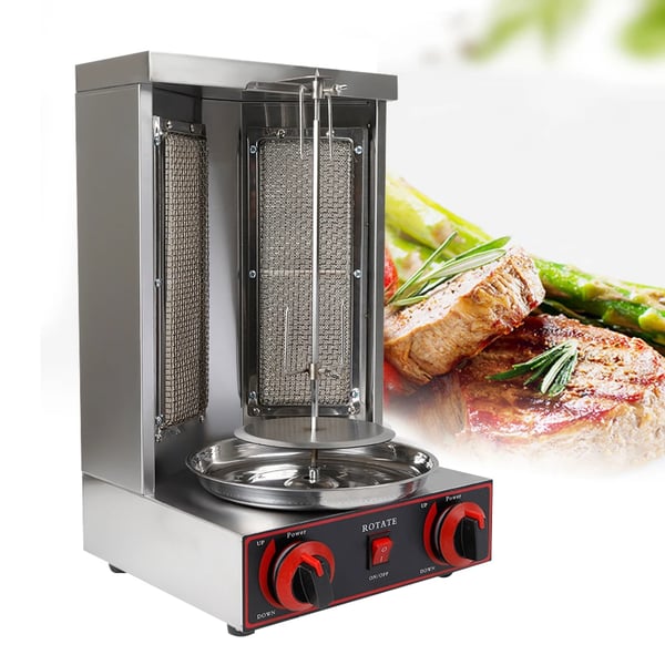 Shawarma-kone, pystysuunnittelu, 3000W teho,hiilenharmaa