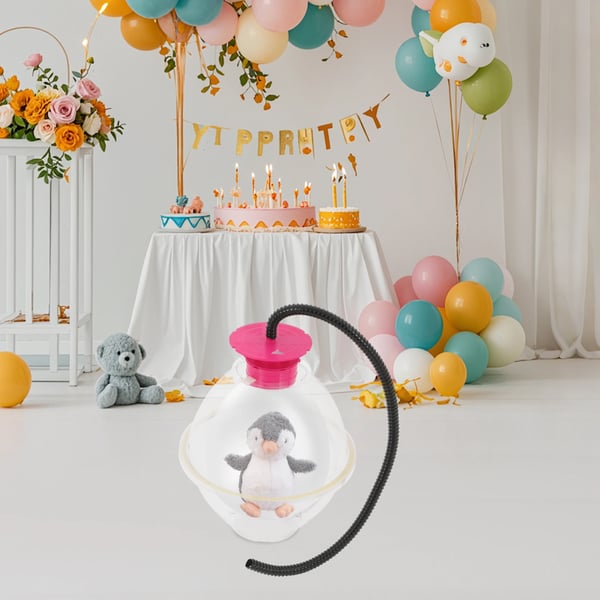 Ballonfyldningsværktøj, Bordmontering, Oppustelig Rør,16INCH, Klar