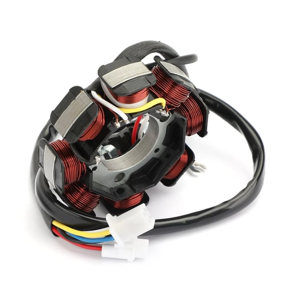 Generator Stator, Kompatibel med TTR50 TT-R50 2006-2020, 8 Poler, 6 Tråde, 6 Stifter, Højkvalitets Kobber