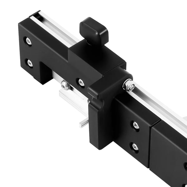 Miter Gauge, Justerbar vinkel 0-60°, Holdbar konstruktion,Sølv