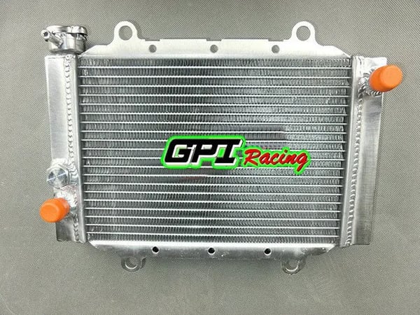 Radiator, Aluminiumkonstruktion, Kompatibel med Yamaha YFM400, Kompatibel med Yamaha YFM450, Letvægtsdesign, Elektrisk kølevifte inkluderet