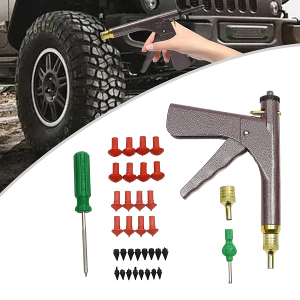 Däckreparationsverktyg, Lättanvänt, Bärbar Design,Brun