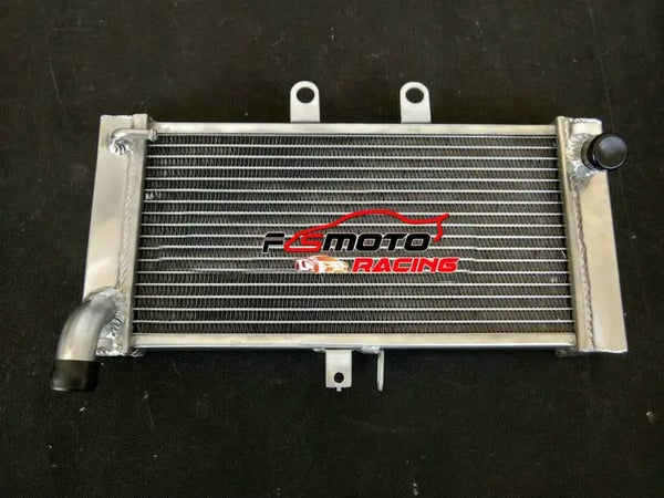 Radiator, Aluminiumkonstruktion, Forbedret Køleeffektivitet, TIG-svejset, Kompatibilitet med Suzuki Bandit 650 GSF650, Venstre og Højre Placering