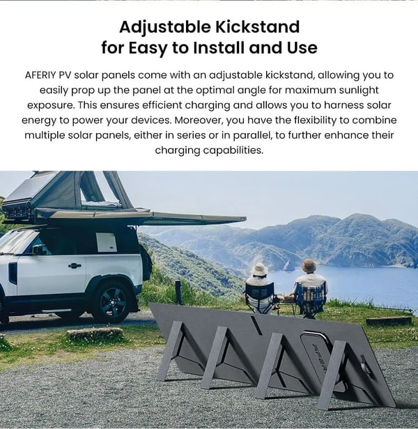 Solpanel, Lätt, Fällbar Design,AF-S200A1
