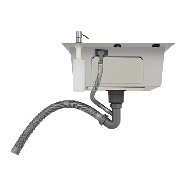 Køkkenvask Sæt, Sæbedispenser, Flere Installationsmuligheder,6.76oz