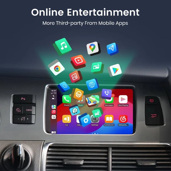 Liitännäisadapteri, langaton CarPlay, Android Auto -yhteensopivuus,MMI 3G