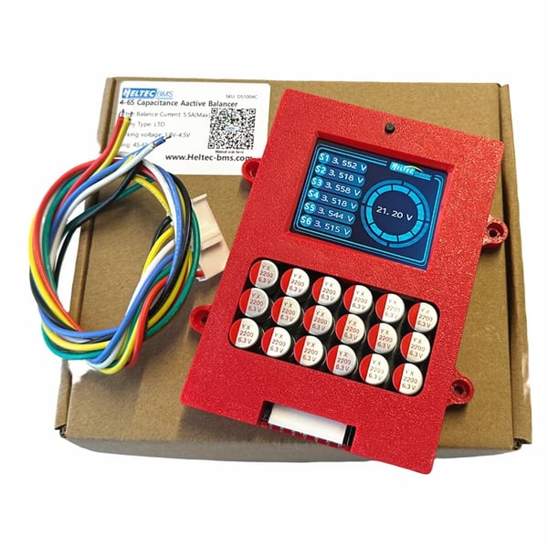4S NCM LFP Balancer, 5A Maksimal Balanceringsstrøm, Realtids Spændingsvisning,4S NCM LFP Balancer