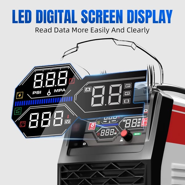 Plasmaskärmaskin, högfrekvent bågteknik, 50A prestanda, CUT-50D LED