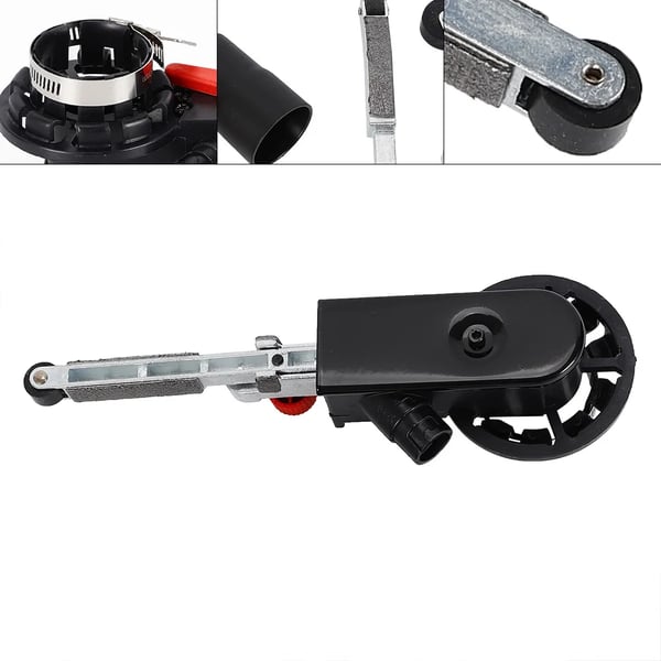 Vinkelsliber Adapter, Holdbar Konstruktion, Nem at Bruge,sort
