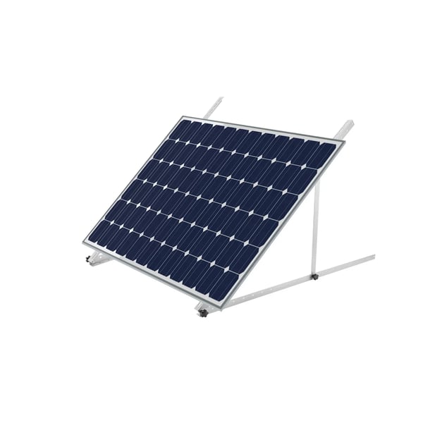 Solpanelbeslag, Justerbar Vinkel, Tiltmontering,12 tommer, Sølv