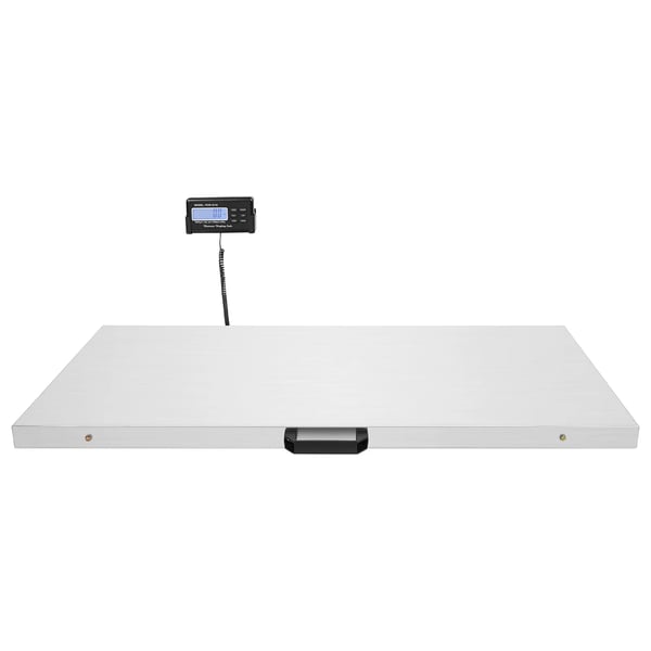 Digital kæledyrsvægt, rustfrit stål, maksimal kapacitet 300 kg, vejefunktioner kg/lb/oz, tara-funktion, LCD-display