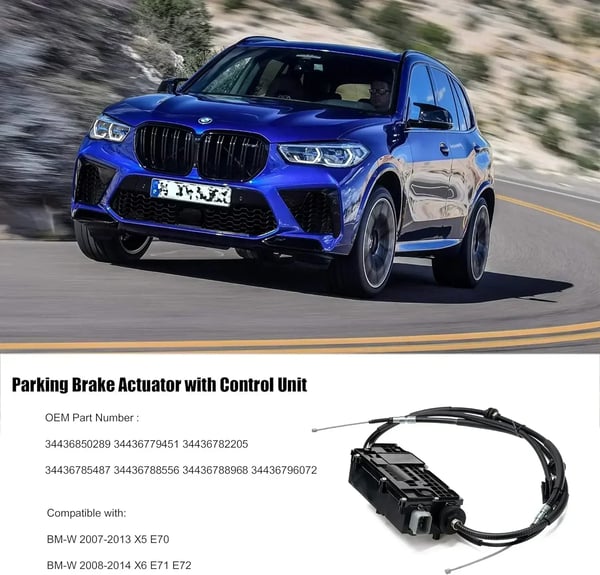 Parkeringsbremseaktuator, Kompatibilitet med luksus SUV E70, Pålidelig ydeevne,34436850289