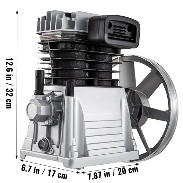 Luftkompressor, Dobbeltcylinderdesign, 116 PSI Maksimalt Tryk, 11 CFM Flow Rate