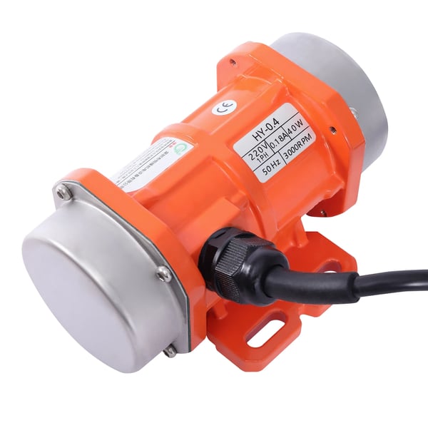 Betonvibrator Motor, 40W, 220V, 3000rpm, Vandtæt Design, Ren Kobber Spole