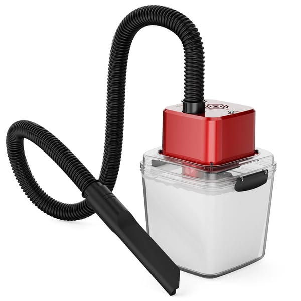 Støvsuger, børsteløs motor, 6000 Pa sugekraft, 2.8L støvpose, dimensioner 170mm x 170mm x 240mm, LED-lys