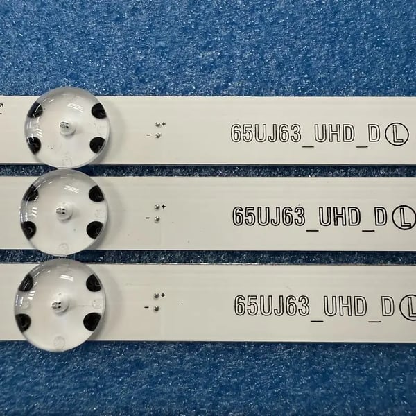 LED Baggrundsbelysningsstrimmel, Aluminiumsmateriale, 1330 mm længde, kompatibilitet med 65" TV-modeller, LED-pærer, dæmpbar funktion