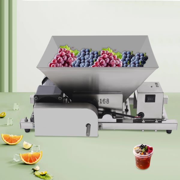 Elektrisk kornmølle, 60W effekt, 4L kapacitet, 20 kg/t produktion,Sølv