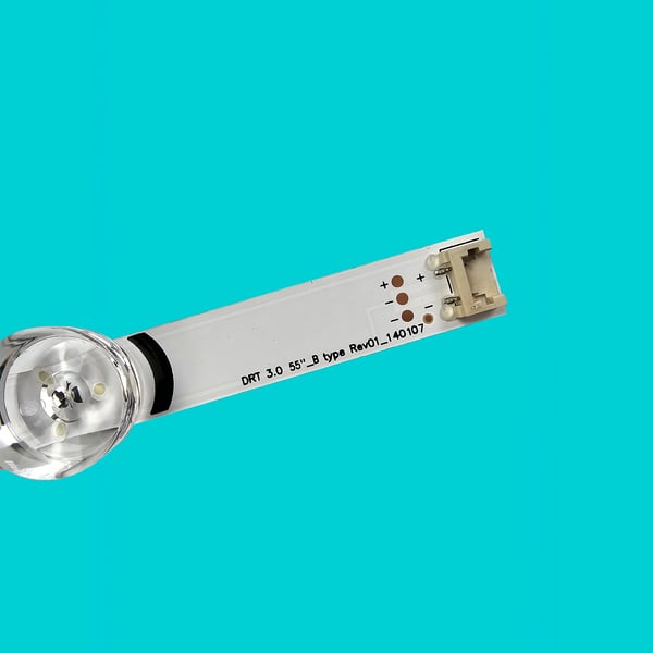 LED Strip, 1152 mm Længde, 11 LED Perler, 6 V Spænding, CE Certificeret, Kompatibel med DRT 3.0 55"