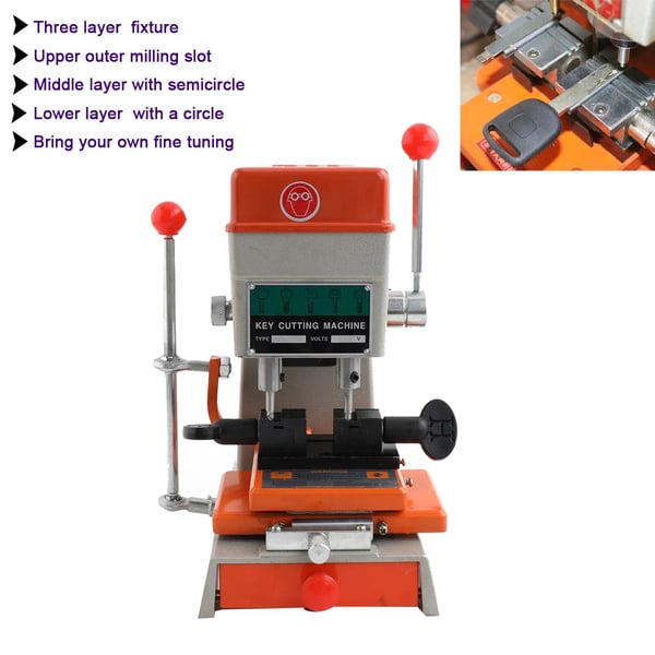 Nøgleklippermaskine, 220V Arbejdsspænding, 8000 RPM Omdrejningstal, 100W Effekt, Holdbar Metal Konstruktion, Kompakt Design