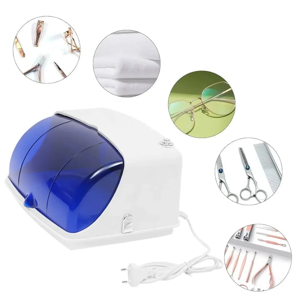 Manicure Værktøj Sterilisator, UV Desinfektion, Kompakt Design,HVID
