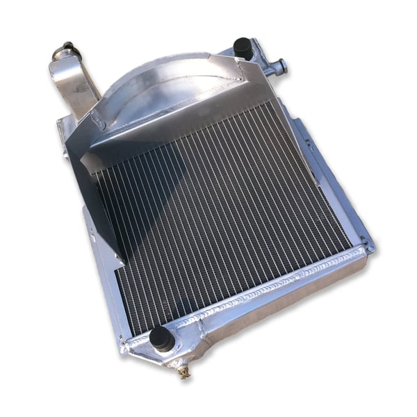Radiator, Legeret Aluminium, 2 Række Design, Kompatibel med 1960-1967 Austin Healey, Direkte Erstatning, Forbedret Køleydelse