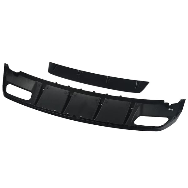 Bageste kofanger diffuser, C63 AMG stil, høj kvalitet ABS plast, bageste placering,Som vist
