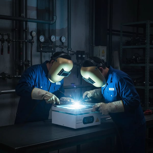 Elektrisk loddeplade, 700W effekt, justerbar temperatur 0-500°C, opvarmningsområde 20x20 cm, holdbar aluminiumlegering, alsidig til PCB-reparation