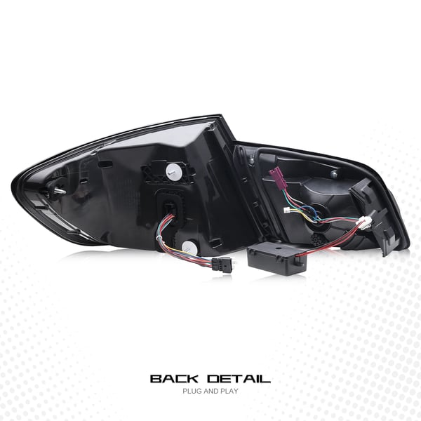 LED Baglygtesamling, 12 V, 35 W, 3400 LM, Sekventiel Blinklys, Til 5-Series F10 M5 Modeller 2011-2016