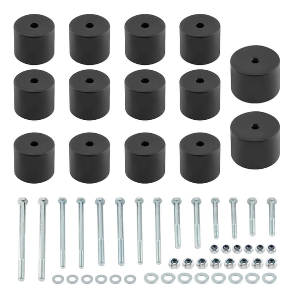 Body Lift Block Kit til Nissan Navara D22, Højstyrkestål Konstruktion, Nem Installation, Passer til Dual Cab 4X4