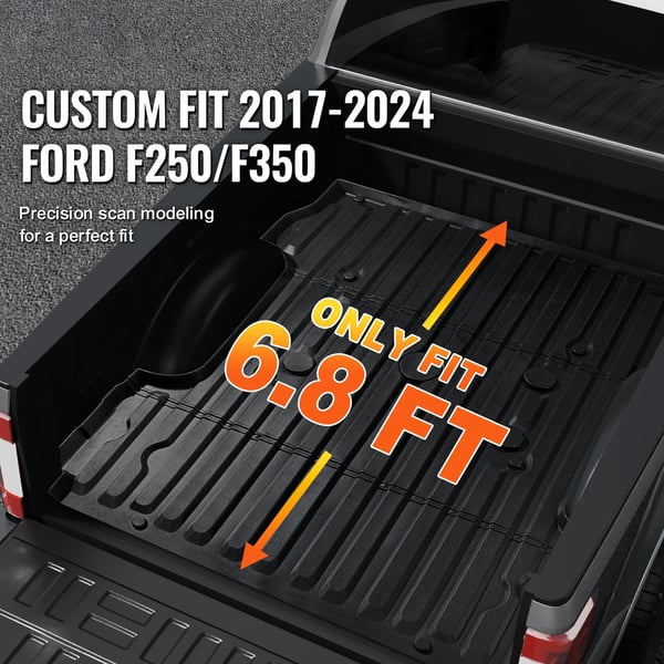 Lastbilbundsmåtte, skræddersyet til Ford lastbiler, vejrbestandigt design,Ford 6.8FT