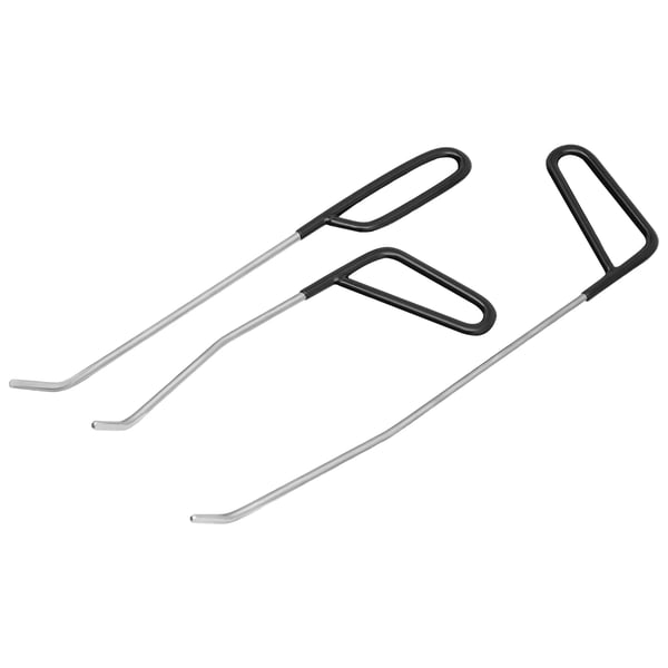 Dentstænger Sæt, Rustfrit Stål, 10 Stykker Inkluderet, Manuel Betjeningsmetode, Dimensioner: 0,8*52,5 cm, Alsidig Kompatibilitet