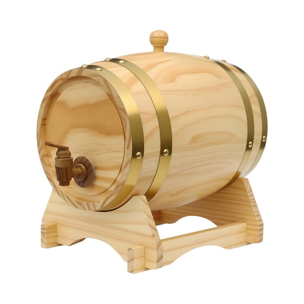 Vinfad, 5L kapacitet, kompakt design,Gul
