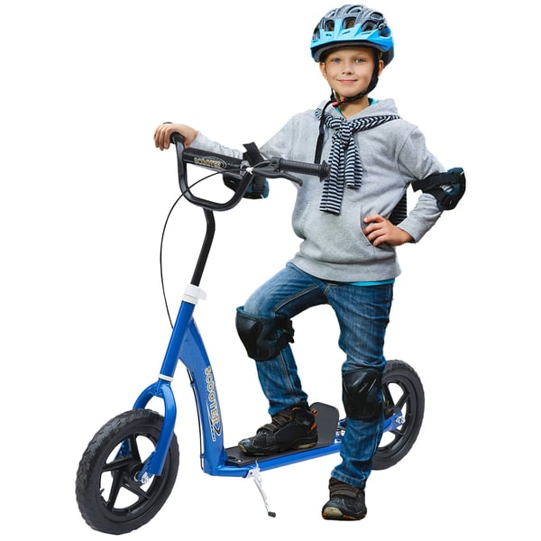 Scooter, Kaksi Pyörää, Metallimateriaali,Sininen