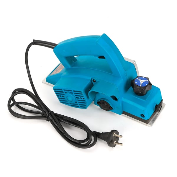 Elektrisk Høvl, 800W Effekt, 16000RPM Hastighed, 1-2mm Høvledybde, 28*7.6*16cm Dimensioner, Justerbar Dybde 1mm