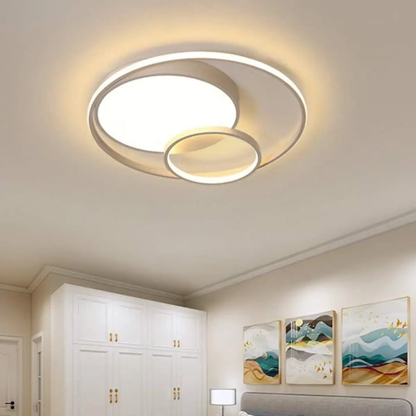 Taklampa, dimbar, modern design,VIT