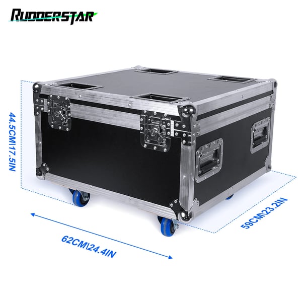 Flight Case, til Par Lys, Holdbar Design, Holder 6 STK Par Lys, sort