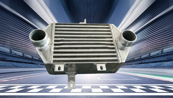 Intercooler, Aluminiumkonstruktion, Indløbsdiameter: 60 mm, Udløbsdiameter: 60 mm, Kompatibel med Performance Køretøj MR2 SW20 3S-GTE