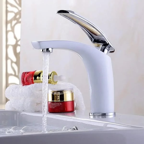 Vaskemixerarmatur, Messingkonstruktion, Moderne Design,HVID