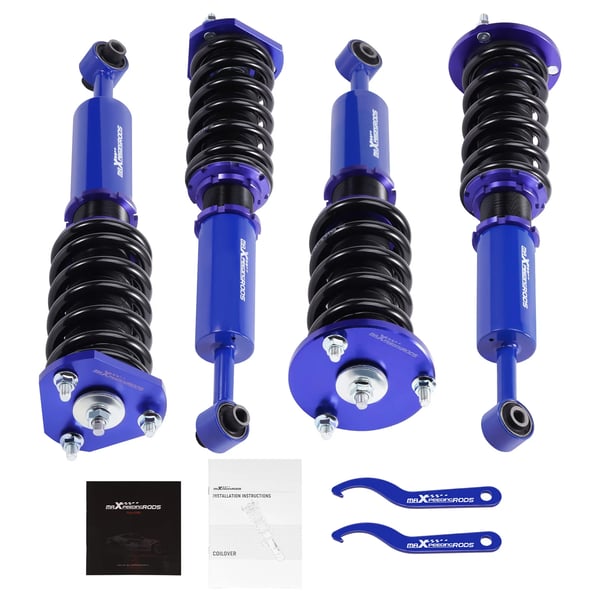 Coilover affjedringskit, justerbar højde, glat kørsel, holdbar konstruktion
