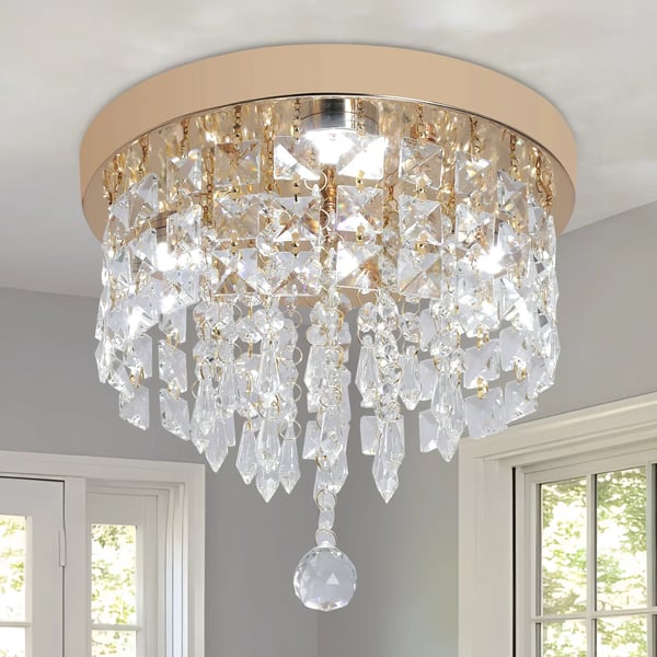 Loftlampe, Moderne Design, Krystalmateriale,HQ-C250J-SS, Ændringsbar
