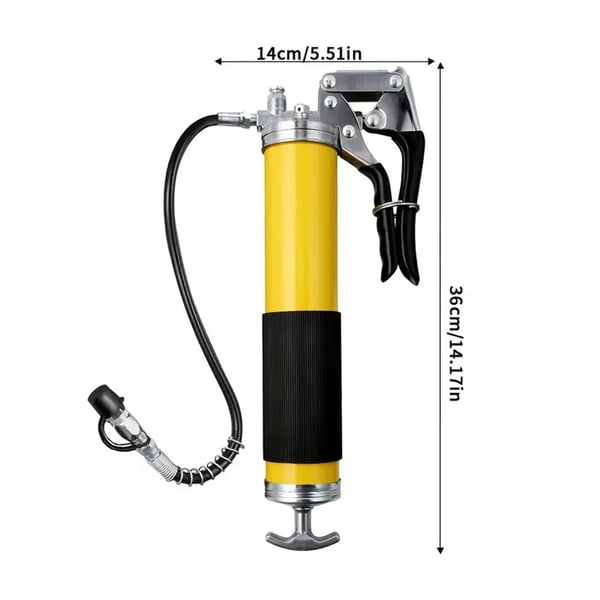 Fedt Pistol, Holdbar Metal Konstruktion, 18 Tommer Længde, Maksimalt Tryk 8000 PSI, 5 Fod Slange Længde