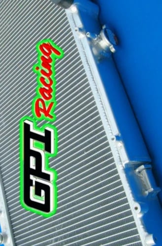 Radiator, Aluminium, Kerne Størrelse H325mm x B710mm x D56mm, Samlet Størrelse H390mm x B723mm x D68mm, Indløbs/Udløbs Størrelse 31mm/31mm, 2 Række