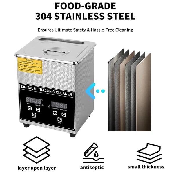 Ultralydsrenser, Dobbelt Transducer System, Digitalt Kontrolpanel,2L, EU