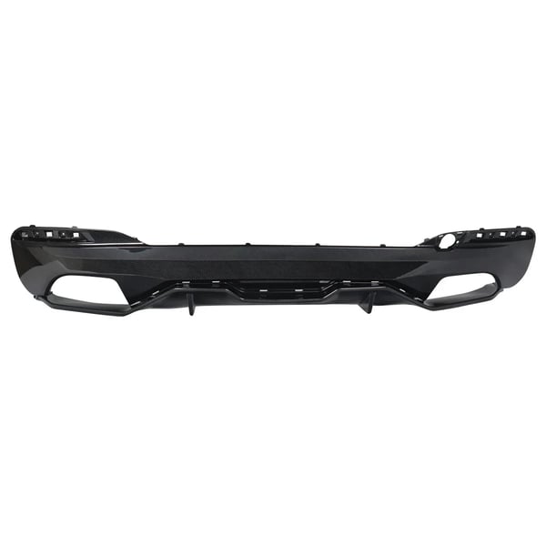 Bageste kofanger diffuser, designet til luksus sedan 5 Series G30/G31, høj kvalitet ABS plast,som vist