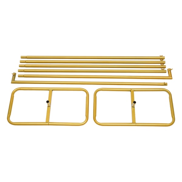 Bryllupsudstillingsstand, Holdbar jernkonstruktion, Alsidig brug til arrangementer,Guld, L